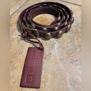 Linea Pelle: 1/2 Inch Skinny Studded Belt (Weighted)